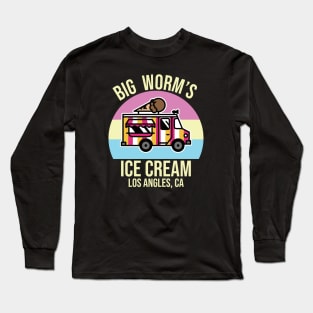 Big Worm's Ice Cream & Frozen Treats Long Sleeve T-Shirt